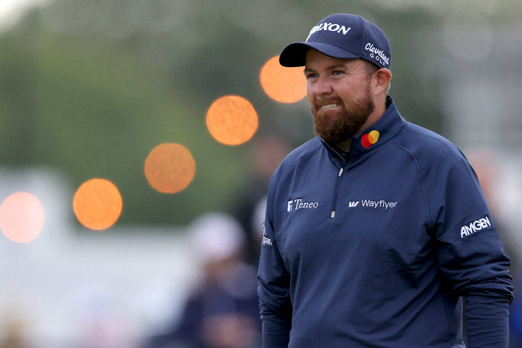 Shane Lowry during his opening round of 66 at Royal Troon